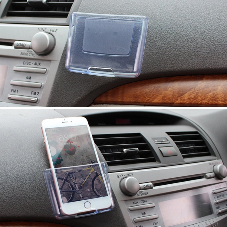 SHUNWEI Car Storage Bag Car Storage Box Bonded Phone Holder Transparent Mobile Phone Box - Stowing Tidying by SHUNWEI | Online Shopping South Africa | PMC TechLife | Buy Now Pay Later Mobicred