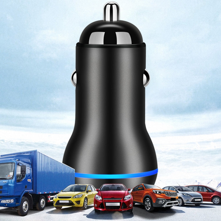ACC-581 PD 20W + QC3.0 Type-C / USB-C + USB Fast Charging Car Charger (Black) - Car Charger by PMC TechLife | Online Shopping South Africa | PMC TechLife