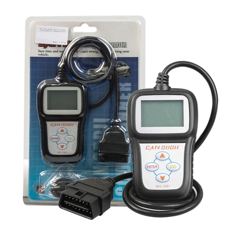 V851 Car Mini Code Reader OBD2 Fault Detector Diagnostic Tool - Code Readers & Scan Tools by PMC TechLife | Online Shopping South Africa | PMC TechLife