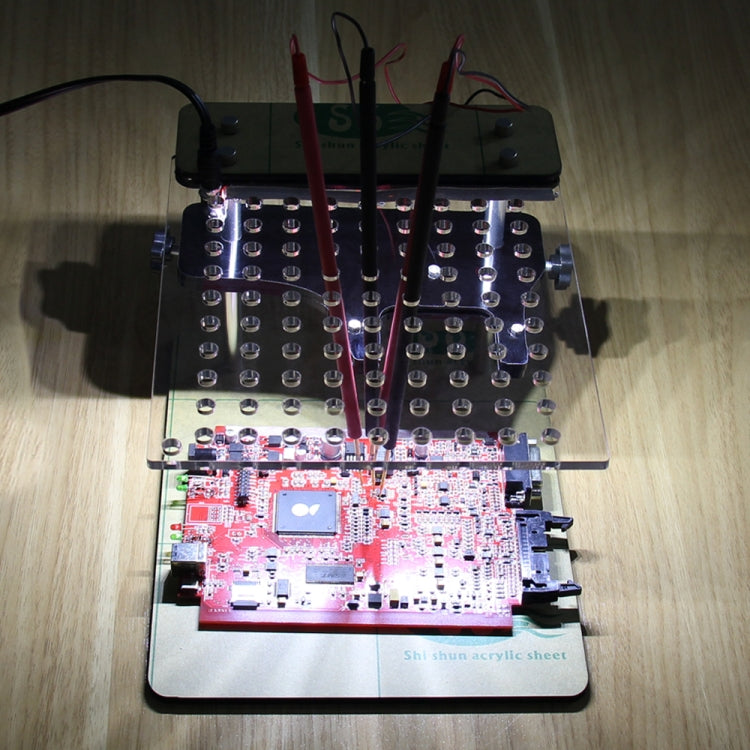 Car LED BDM Frame Holder BDM ECU Brush Test Stand with 4 Probe Pens - Electronic Test by PMC TechLife | Online Shopping South Africa | PMC TechLife