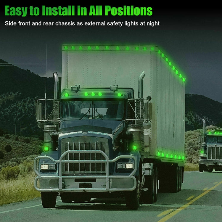 10 PCS MK-009 3/4 inch Car / Truck 3LEDs Side Marker Indicator Lights Bulb Lamp (Blue Light) - free shipping - PMC TechLife - Order now!