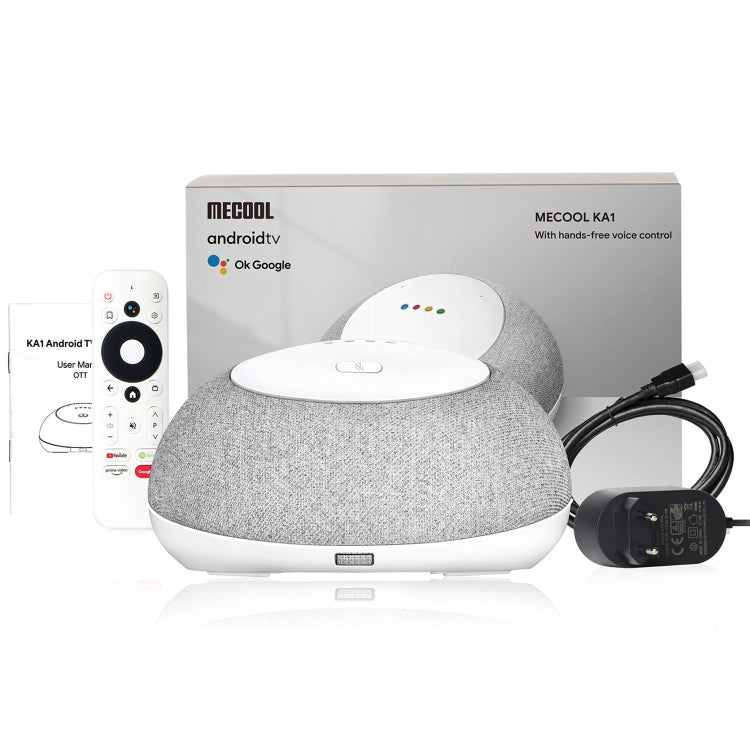 MECOOL KA1 Smart TV Speaker Android 11 TV Box with Remote Control, Amlogic S905X4 Quad Core Cortex-A55, 4GB+32GB, Dual-Band / Bluetooth / Ethernet / OTT(EU Plug) - free shipping - PMC TechLife - Order now!