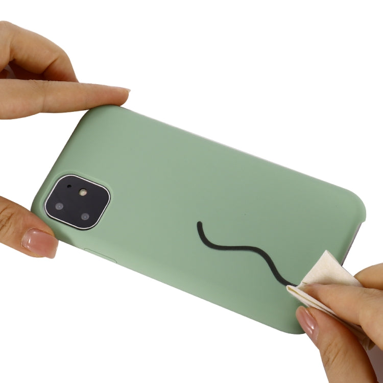 For iPhone 11 Solid Color Liquid Silicone Shockproof Case (Mint Green) - iPhone 11 Cases by PMC TechLife | Online Shopping South Africa | PMC TechLife
