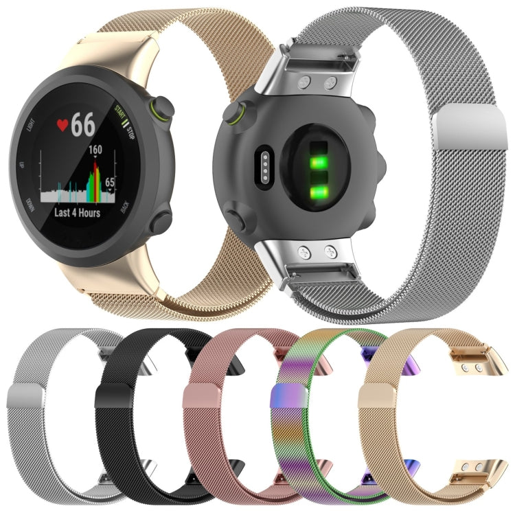 Compatible with Garmin Compatible witherunner 35 / 30 Milanese Watch Band(Colorful) - Watch Bands by PMC TechLife | Online Shopping South Africa | PMC TechLife | Buy Now Pay Later Mobicred