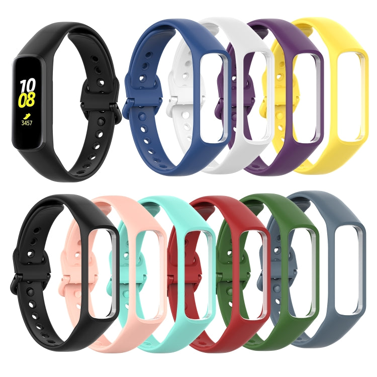 For Samsung Galaxy Fit 2 Silicone Watch Band(Purple) - Watch Bands by PMC TechLife | Online Shopping South Africa | PMC TechLife | Buy Now Pay Later Mobicred
