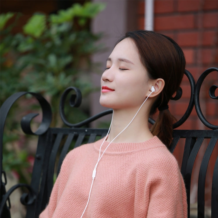 REMAX RM-588 In-Ear Stereo Sleep Earphone with Wire Control & MIC & Support Hands-free(White) - Normal Style Earphone by REMAX | Online Shopping South Africa | PMC TechLife | Buy Now Pay Later Mobicred