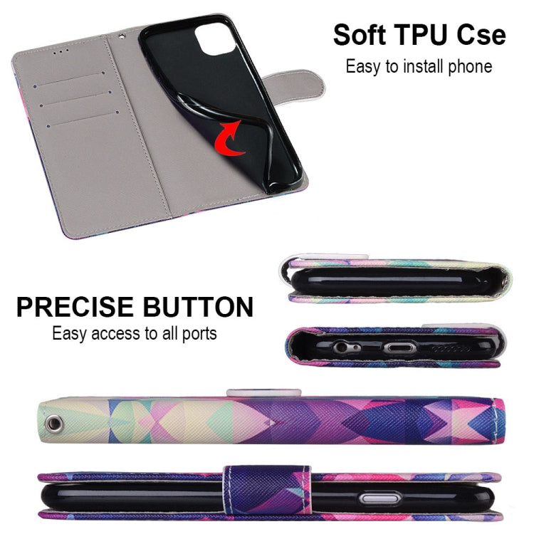 For Xiaomi Redmi Note 10 5G Coloured Drawing Cross Texture Horizontal Flip PU Leather Case with Holder & Card Slots & Wallet & Lanyard(Color Bottom Hollow Flower) - free shipping - PMC TechLife - Order now!