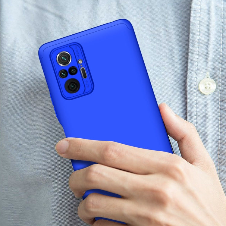 For Xiaomi Redmi Note 10 Pro / Note 10 Pro Max GKK Three Stage Splicing Full Coverage PC Protective Case(Blue) - Xiaomi Cases by GKK | Online Shopping South Africa | PMC TechLife | Buy Now Pay Later Mobicred