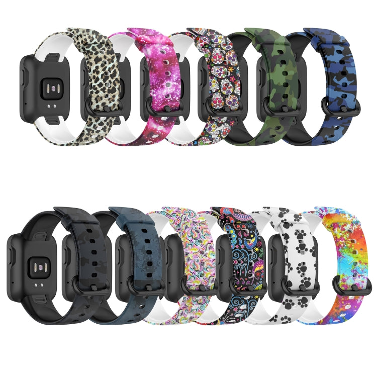 For Xiaomi Mi Watch Lite / Redmi Watch Silicone Printing Replacement Watchband(Footprint) - free shipping - PMC TechLife - Order now!