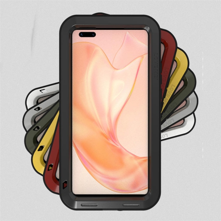 For Huawei Mate 40 Pro LOVE MEI Metal Shockproof Waterproof Dustproof Protective Case without Glass(Black) - Huawei Cases by PMC TechLife | Online Shopping South Africa | PMC TechLife | Buy Now Pay Later Mobicred