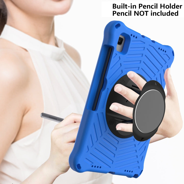 Spider King EVA Protective Case with Adjustable Shoulder Strap & Holder & Pen Slot For Samsung Galaxy Tab S6 Lite SM-P610 / SM-P615 / Tab A7 10.4 T500 / T860 / T720(Blue) - Tab S6 Lite P610 / P615 by PMC TechLife | Online Shopping South Africa | PMC TechLife | Buy Now Pay Later Mobicred