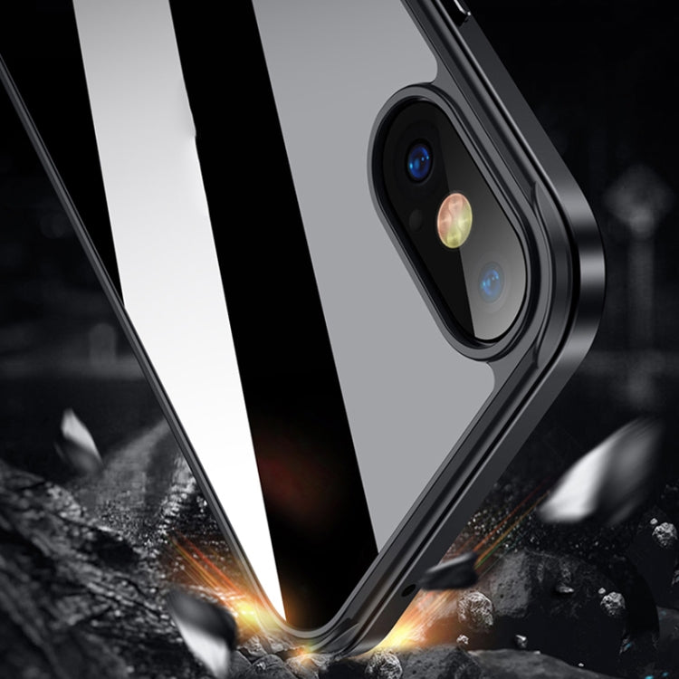 For iPhone XR SULADA Shockproof Aviation Aluminum Metal Frame + Nano Glass + TPU Protective Case(Silver) - More iPhone Cases by SULADA | Online Shopping South Africa | PMC TechLife | Buy Now Pay Later Mobicred