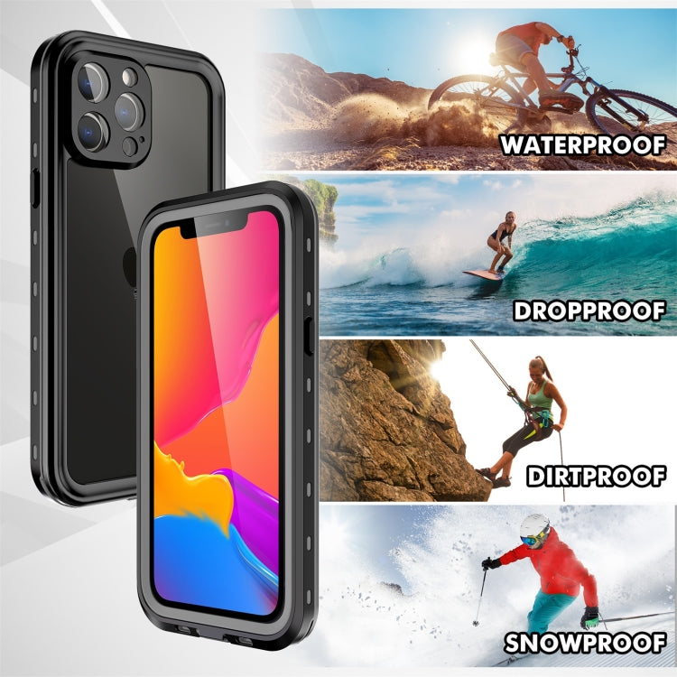 For iPhone 13 Pro Max RedPepper Transparent Dot Shockproof Waterproof PC + TPU Protective Case (Black) - iPhone 13 Pro Max Cases by RedPepper | Online Shopping South Africa | PMC TechLife | Buy Now Pay Later Mobicred