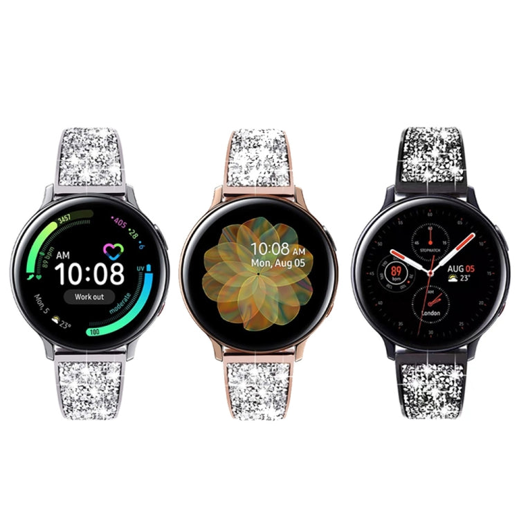 Compatible with Garmin Venu / Suunto 3 Fitness 20mm Universal Stainless Steel Metal Watch Band(Silver) - Watch Bands by PMC TechLife | Online Shopping South Africa | PMC TechLife | Buy Now Pay Later Mobicred