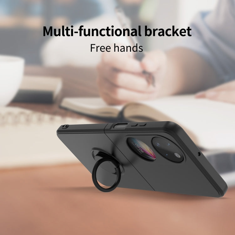 For Huawei P50 Pocket Ring Holder PC Phone Case(Red) - free shipping - PMC TechLife - Order now!