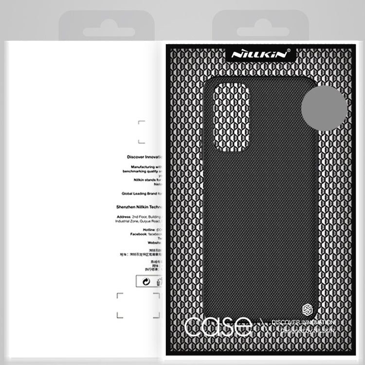 For Xiaomi Redmi Note 11 4G Global NILLKIN 3D Textured Nylon Fiber TPU Phone Case(Black) - Xiaomi Cases by NILLKIN | Online Shopping South Africa | PMC TechLife
