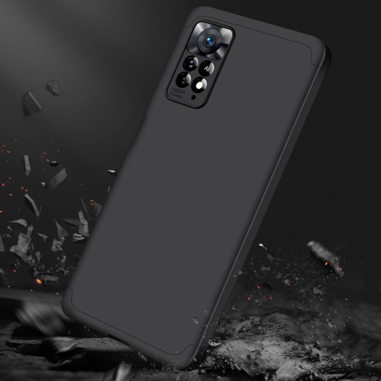 For Xiaomi Redmi Note 11 Pro 4G / 5G Global GKK Three Stage Splicing Full Coverage PC Case(Black) - free shipping - PMC TechLife - Order now!