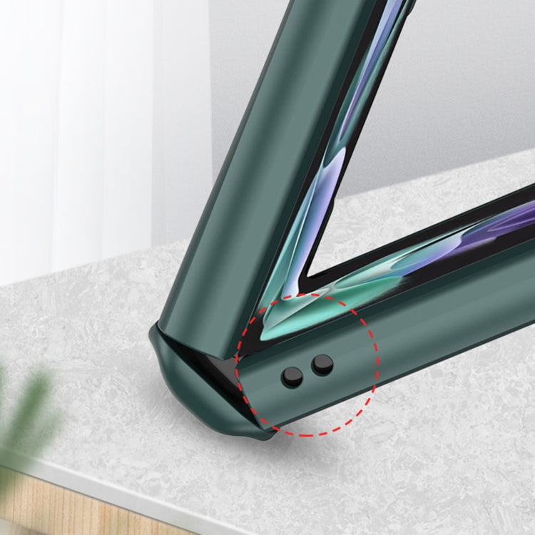 For Samsung Galaxy Z Flip4 GKK Magnetic Fold All-inclusive Protective Phone Case(Blue) - Galaxy Z Flip4 5G Cases by GKK | Online Shopping South Africa | PMC TechLife | Buy Now Pay Later Mobicred