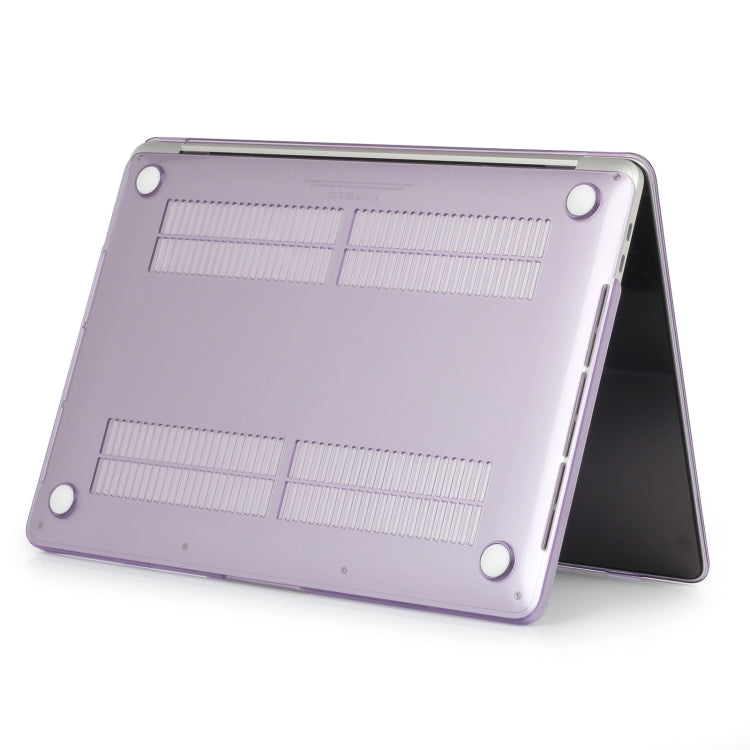 For MacBook Air 13.6 inch A2681 2022 Laptop Crystal Style Protective Case(Purple) - MacBook Air Cases by PMC TechLife | Online Shopping South Africa | PMC TechLife