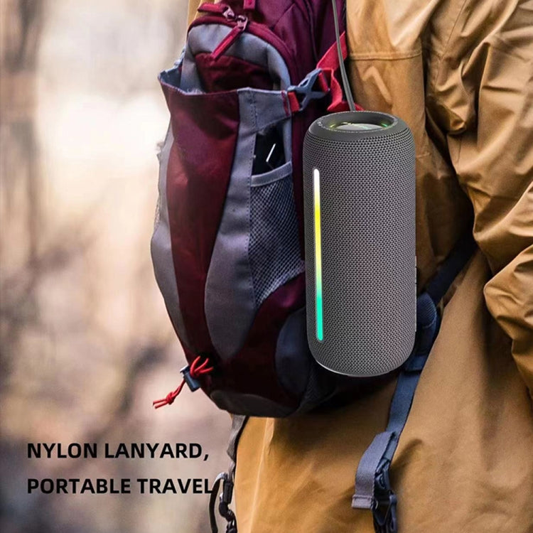 HOPESTAR P39 Outdoor Waterproof RGB Light Wireless Bluetooth Speaker(Red) - free shipping - PMC TechLife - Order now!