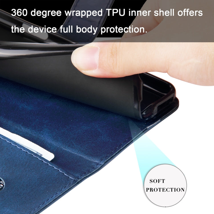For Xiaomi 12X Fashion Calf Texture Zipper Horizontal Flip Leather Phone Case(Blue) - free shipping - PMC TechLife - Order now!