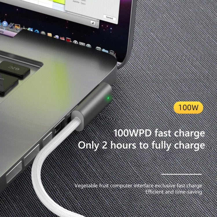 100W 5 Pin MagSafe 1 (L-shaped) to USB-C / Type-C PD Charging Cable, Cable Length: 1.8m - Cable & Adapter by PMC TechLife | Online Shopping South Africa | PMC TechLife