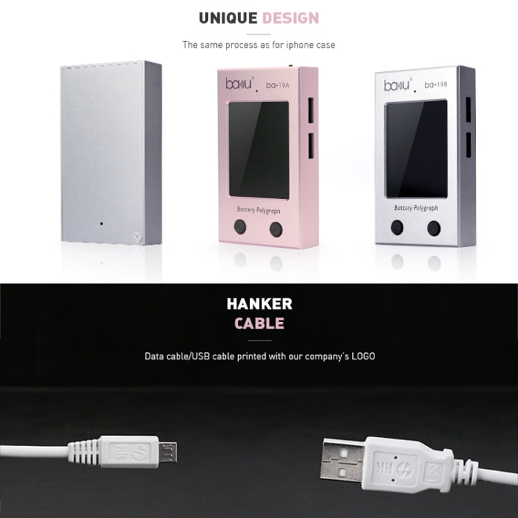 BAKU BA-19A Battery Polygraph for iPhone Battery(Rose Gold) - free shipping - PMC TechLife - Order now!