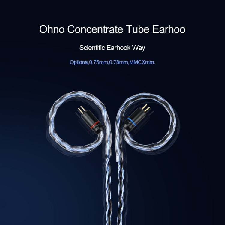 CVJ V3 1.2m 16 Cores Silver-plated 3.5mm Earphone Cable, Style:MMCX(Silver-Blue) - free shipping - PMC TechLife - Order now!