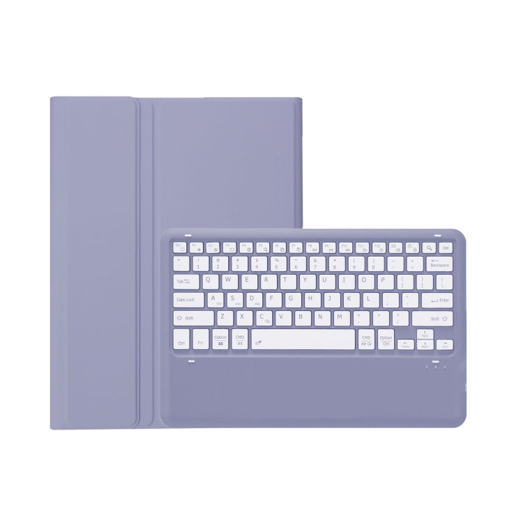 A0N4 Detachable Sheep Pattern TPU Bluetooth Keyboard Tablet Leather Case For Xiaomi Pad 5 Pro 12.4(Purple) - Mi Pad 5 Pro 12.4 Case by PMC TechLife | Online Shopping South Africa | PMC TechLife
