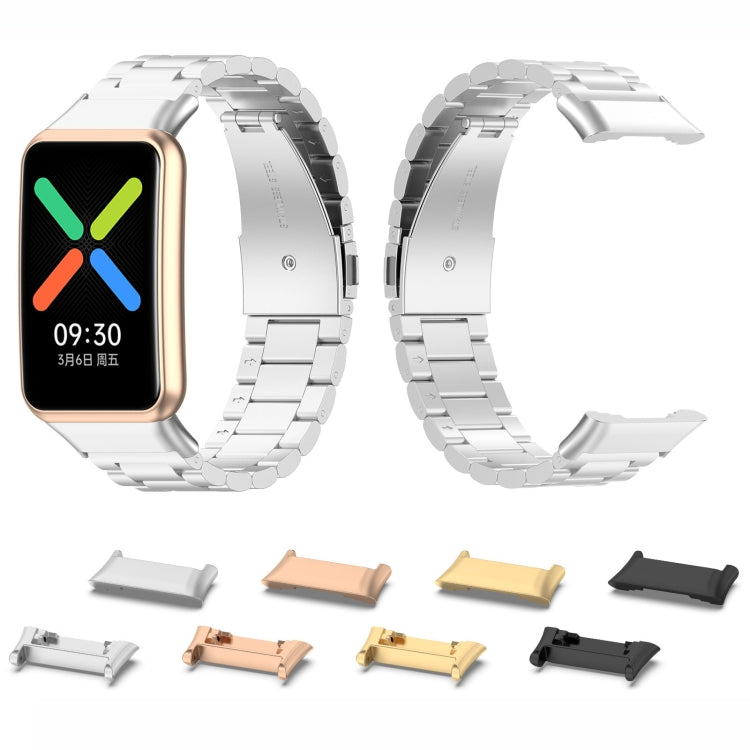 For OPPO Watch Free 1 Pair Metal Watch Band Connector(Silver) - by PMC TechLife | Online Shopping South Africa | PMC TechLife