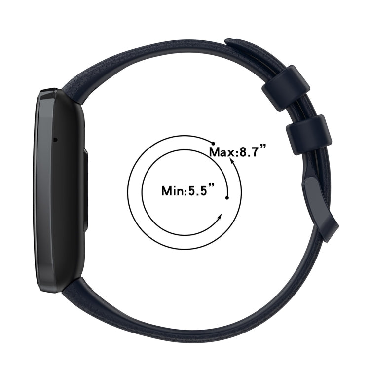 For Xiaomi Mi Band 7 Pro Litchi Texture Leather Watch Band(White) - free shipping - PMC TechLife - Order now!