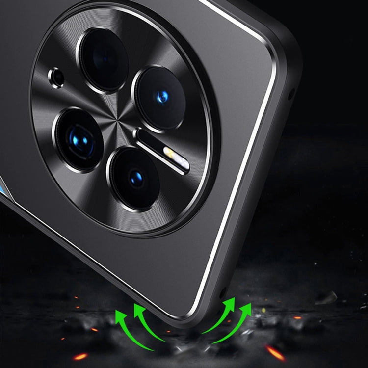 For Xiaomi Redmi K50 Ultra / 12T / 12T Pro Blade Series TPU + Titanium Alloy with Holder Phone Case(Black Blue) - free shipping - PMC TechLife - Order now!