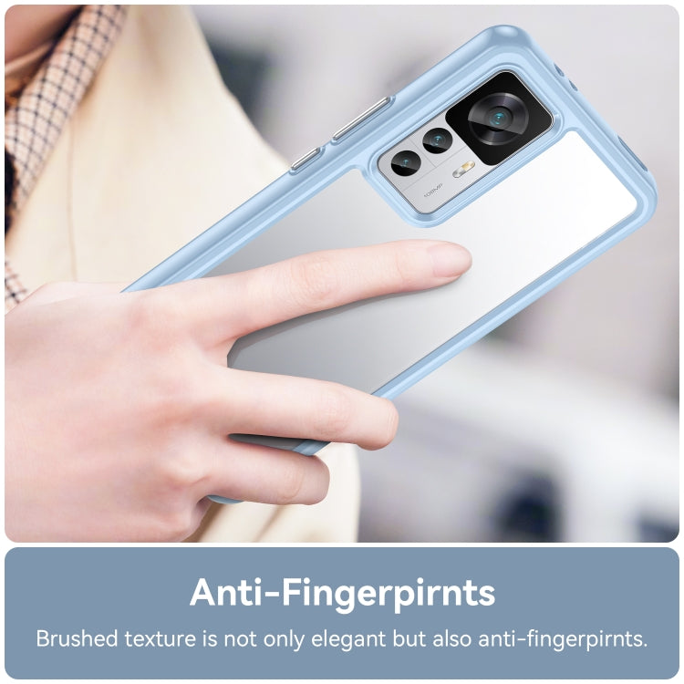 For Xiaomi Redmi K50 Ultra/Xiaomi 12T/Xiaomi 12T Pro Colorful Series Acrylic + TPU Phone Case(Blue) - free shipping - PMC TechLife - Order now!