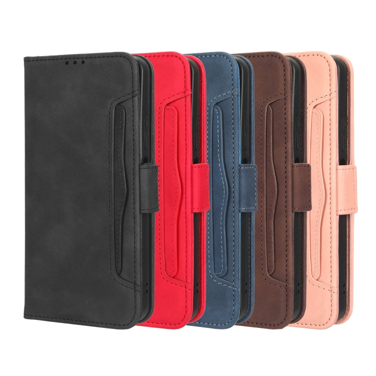 For iPhone 14 Pro Skin Feel Calf Texture Card Slots Leather Phone Case(Red) - free shipping - PMC TechLife - Order now!