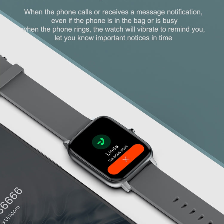 Ochstin 5H80 1.69 inch Square Screen Silicone Strap Heart Rate Blood Oxygen Monitoring Bluetooth Smart Watch(Pink) - free shipping - PMC TechLife - Order now!