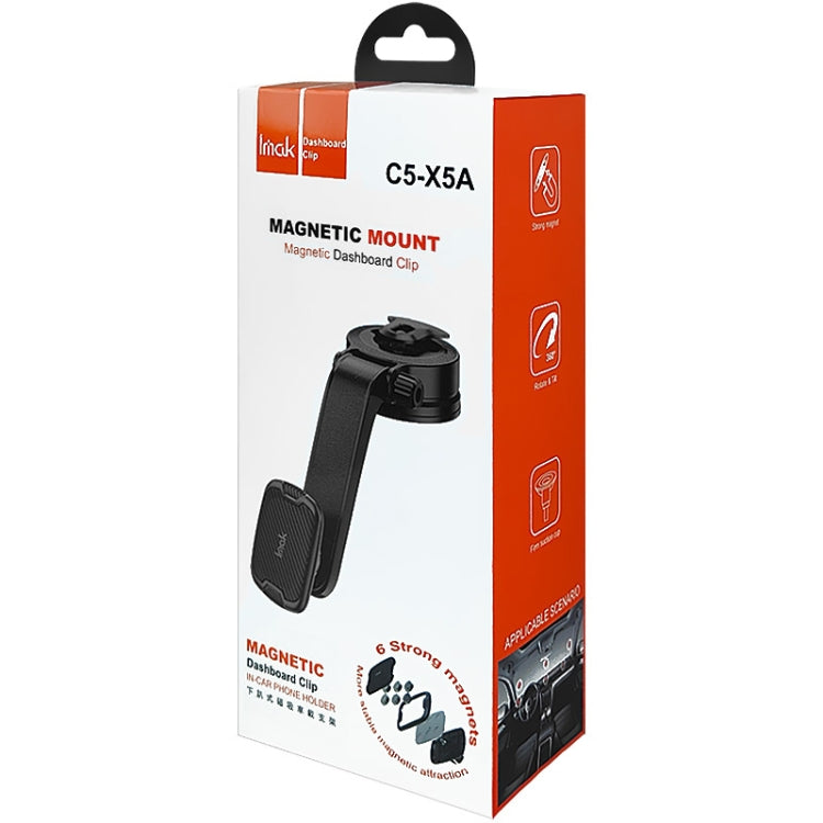 IMAK C5-X5A Dashboard Suction Cup Magnetic Car Holder(Black) - Universal Car Holders by imak | Online Shopping South Africa | PMC TechLife | Buy Now Pay Later Mobicred
