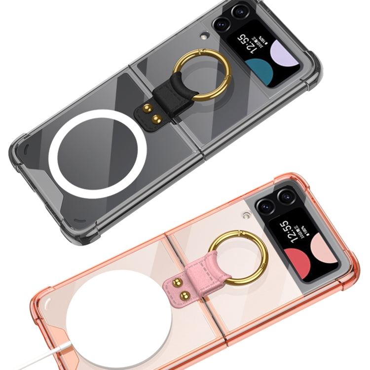 For Samsung Galaxy Z Flip3 5G GKK MagSafe Airbag Shockproof Phone Case with Ring Holder(Purple) - Galaxy Phone Cases by GKK | Online Shopping South Africa | PMC TechLife