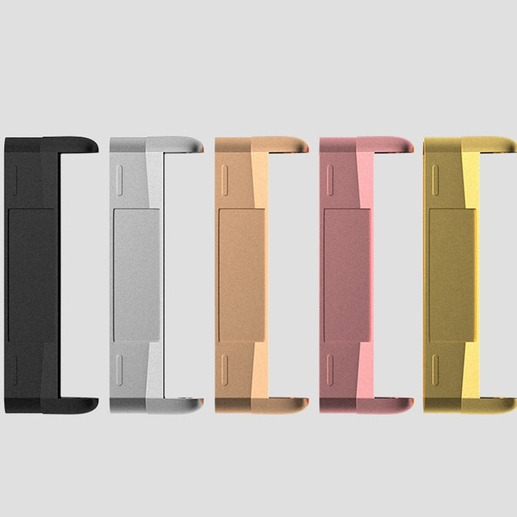 For Fitbit Versa 4 / Versa 3 / Sense 2 1 Pairs Watch Band Connector(Black) - by PMC TechLife | Online Shopping South Africa | PMC TechLife