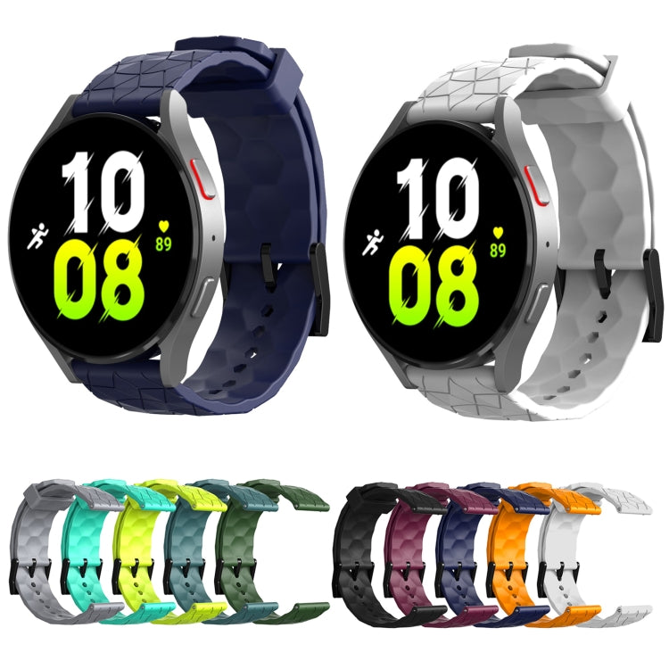 20mm Football Texture Silicone Watch Band(Amber Yellow) - free shipping - PMC TechLife - Order now!