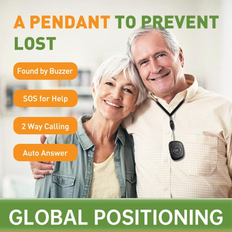 RF-V50 IP67 Waterproof 4G LTE 3G 2G GSM Elderly SOS Button Emergency Alarm GPS Tracker(Red) - Personal Tracker by PMC TechLife | Online Shopping South Africa | PMC TechLife