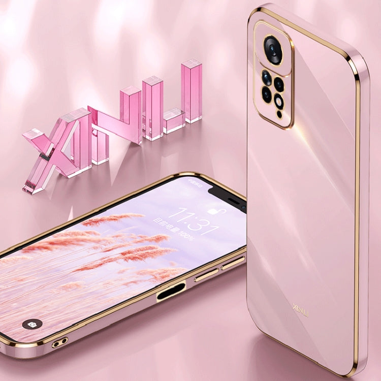 For Xiaomi Redmi Note 11 Pro 4G/5G Foreign XINLI Straight Edge 6D Electroplate TPU Phone Case(Hawthorn Red) - free shipping - PMC TechLife - Order now!