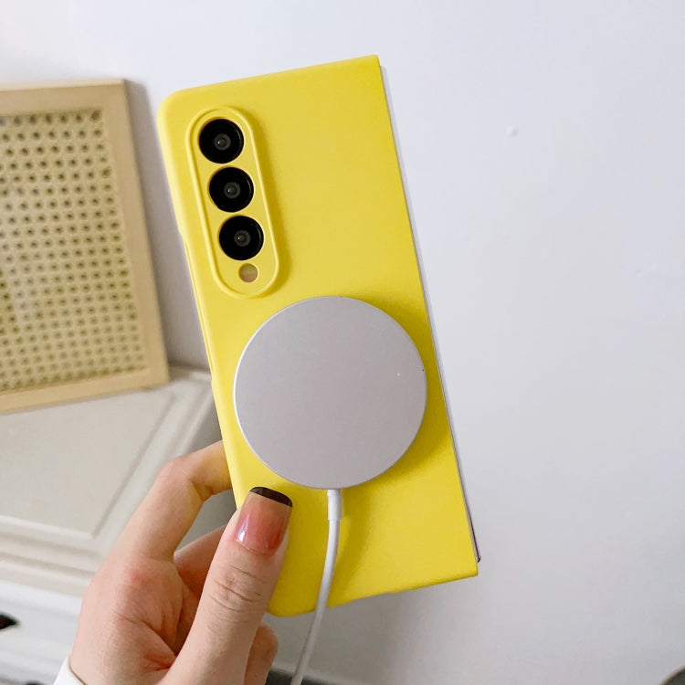 For Samsung Galaxy Z Fold3 5G Skin Feel MagSafe Magnetic Phone Case(White) - free shipping - PMC TechLife - Order now!