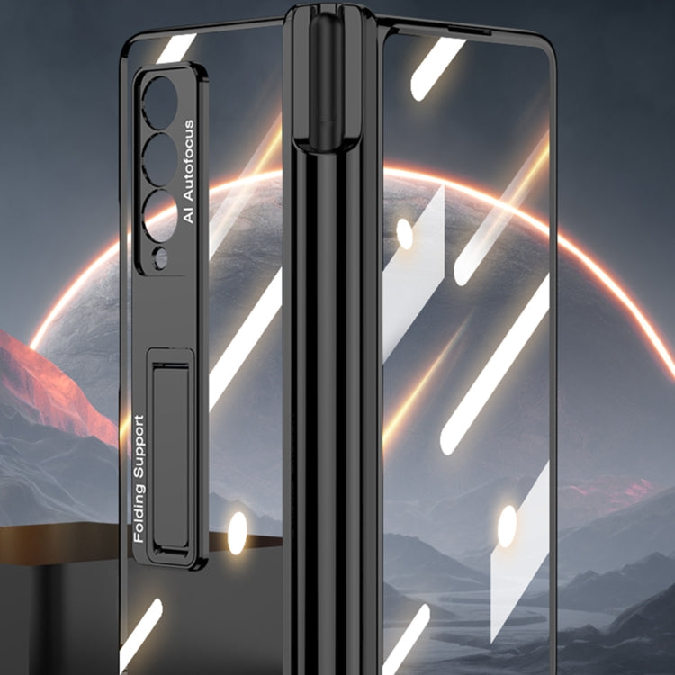 For Samsung Galaxy Z Fold3 5G GKK Magnetic Fold Hinge Shockproof Phone Case with Pen Slots(Black) - free shipping - PMC TechLife - Order now!