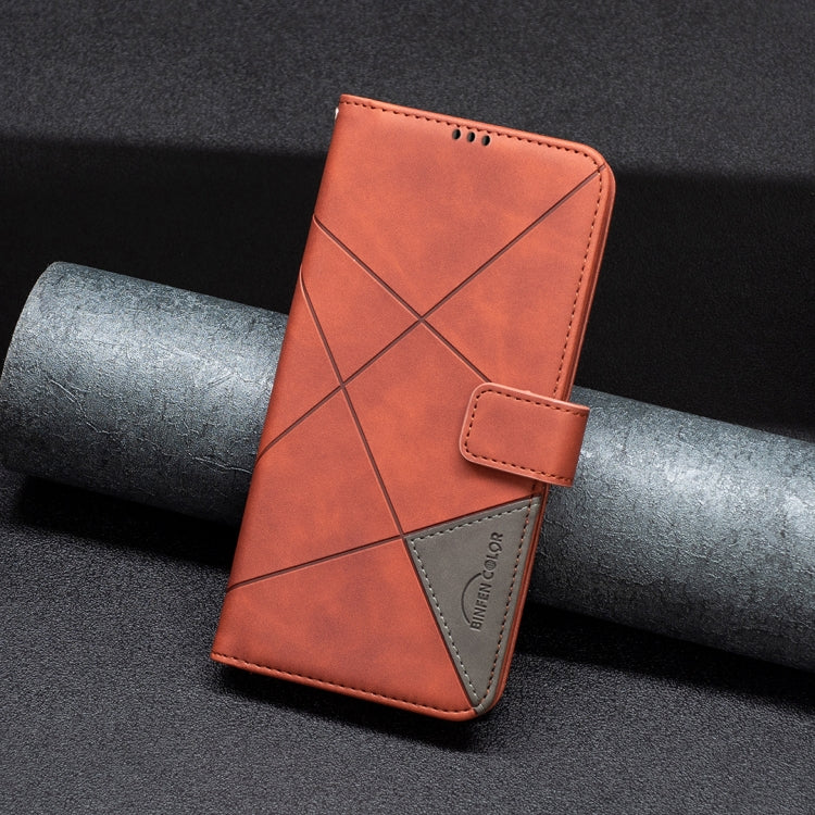 For Google Pixel 7a Magnetic Buckle Rhombus Texture Leather Phone Case(Brown) - free shipping - PMC TechLife - Order now!