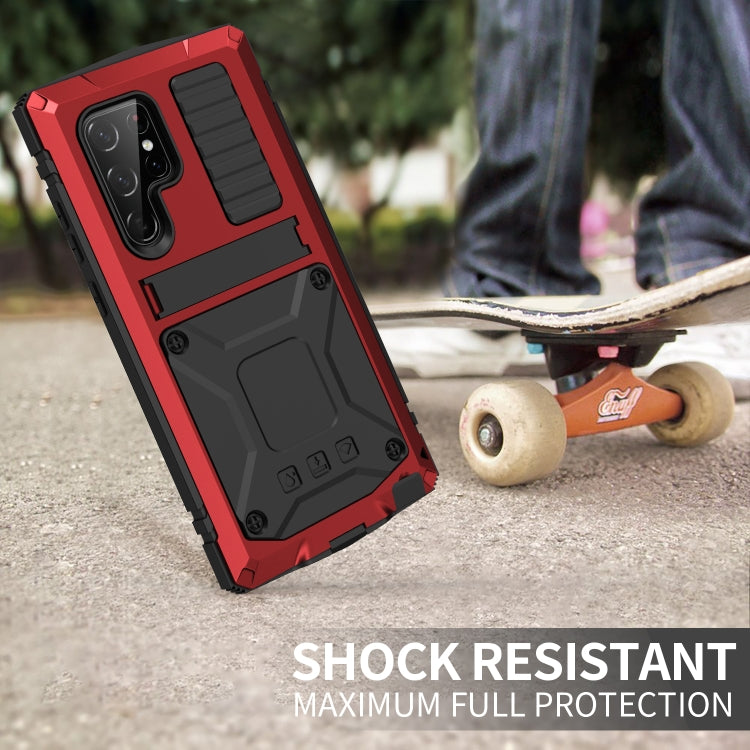 For Samsung Galaxy S23 Ultra 5G R-JUST Life Waterproof Dustproof Shockproof Phone Case(Red) - Galaxy S23 Ultra 5G Cases by R-JUST | Online Shopping South Africa | PMC TechLife | Buy Now Pay Later Mobicred