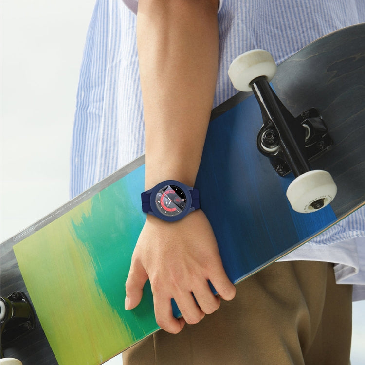 For Samsung Galaxy Watch5 Pro 45mm PC + Tempered Film Fuel Injection Watch Protective Case(White) - free shipping - PMC TechLife - Order now!