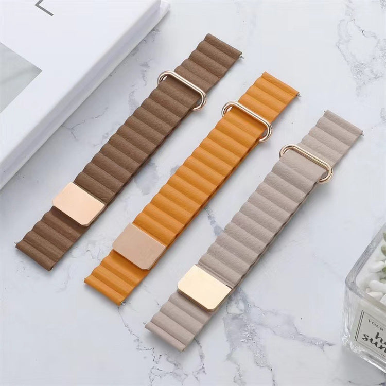 For Google Pixel Watch Reverse Buckle Magnetic Genuine Leather Watch Band(Ing Grass) - free shipping - PMC TechLife - Order now!