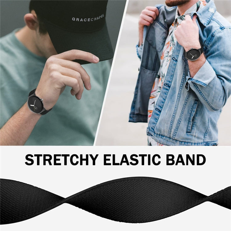 For Google Pixel Watch Three-ring Black Buckle Nylon Watch Band(Orange) - free shipping - PMC TechLife - Order now!