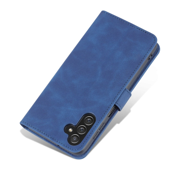 For Samsung Galaxy A14 5G AZNS Skin Feel Calf Texture Flip Leather Phone Case(Blue) - free shipping - PMC TechLife - Order now!