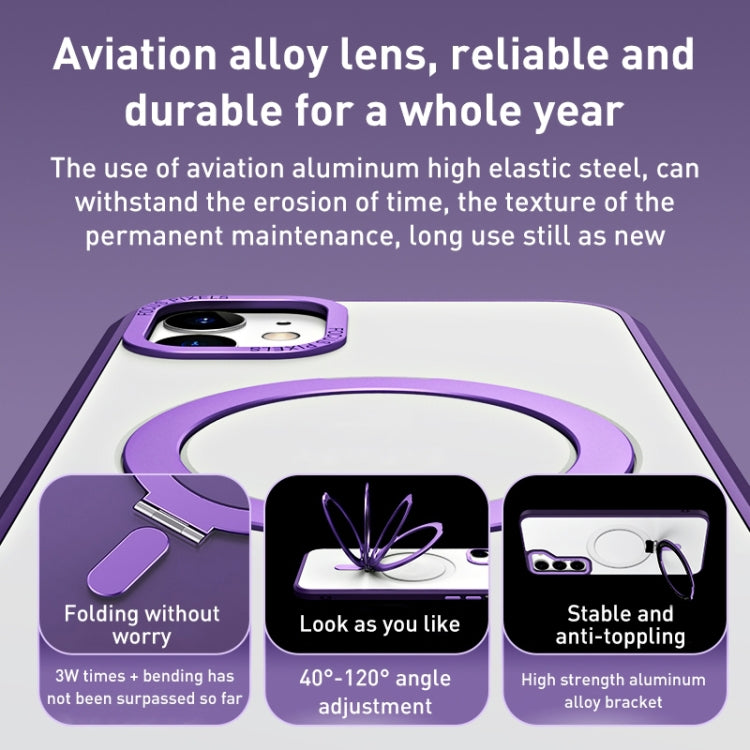 For Samsung Galaxy S23 5G Skin Feel MagSafe Shockproof Phone Case with Holder(Black) - free shipping - PMC TechLife - Order now!